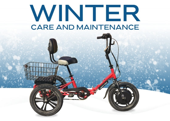 Winter Care and Maintenance for your electric bike or trike